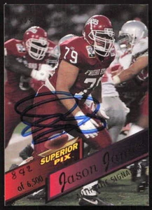 1995 Superior Pix #107 Jason James Autographs #/6500 Fresno State Bulldogs Auto - Picture 1 of 2