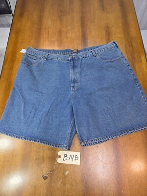 Novo Shorts Jeans Masculino Vintage Route 66 48 X 9 Ajuste Relaxado Novo com etiquetas - Imagem 1 de 4