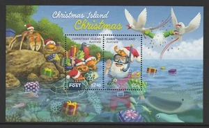 CHRISTMAS Island 2021 - Christmas SANTA CLAUS and Wildlife MINISHEET , Block MNH - Picture 1 of 1