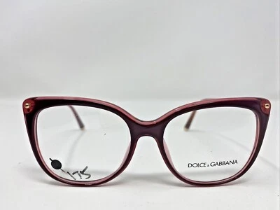 Dolce & Gabbana Eyeglasses Frames DG 3294 3190 54-16-140 Red Full Rim CL82 - Изображение 1 из 4