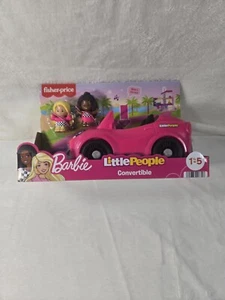 Fisher-Price Little People Barbie Convertible Toy Car with Music Sounds for Todd - Picture 1 of 8