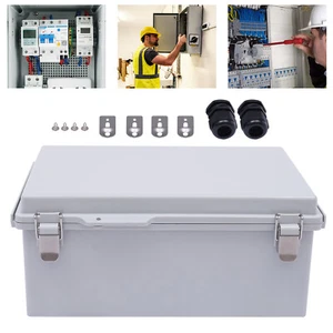 Outdoor Electrical Junction Box Large IP67 Waterproof ABS Plastic Project Case - Picture 1 of 12