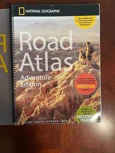 National Geographic Road Atlas Adventure Edition Spiral-Bound - Picture 1 of 10