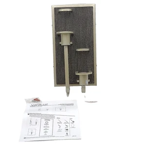 Varaluz Silverado Gray Lofty 16" Decorative Wall Fixture Sconce 120V for E26 - Picture 1 of 13