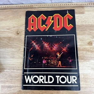 Vintage ACDC Hells Bells Tour Program. Rare! 80s! - Picture 1 of 7
