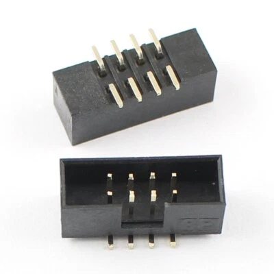 5Pcs 2mm 2.0mm Pitch 2x4 8 Pin SMT SMD Male Shrouded Box Header IDC Connector - Image 1 of 4