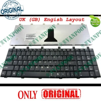 New Keyboard Toshiba Satellite M60 M65 P100 P105 Pro L100 Black UK SP Spanish - Image 1 of 2