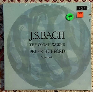 PETER HURFORD -THE ORGAN WORKS VOLUME 6 - J.S. BACH 3LP BOX NEW SEALED CUT-OUT - Picture 1 of 4