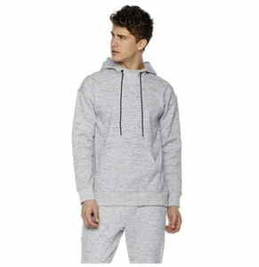 Rebel Canyon Young Men's Athletic Tech Fleece Pullover Hoodie Charcoal Grey - Picture 1 of 4