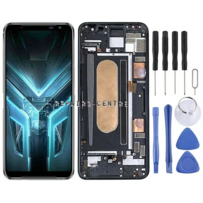 For Asus ROG Phone 3 ZS661KS OLED LCD Touch Screen Display Replacement±Frame - Image 1 of 4