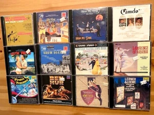 Huge Showtunes classic movie scores CD lot 12 Robin Hood Ben Hur Camelot King I - Picture 1 of 11