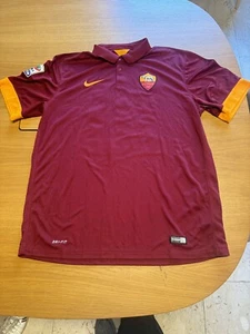 MAGLIA A.S. ROMA 2013-2014 FRANCESCO TOTTI AUTOGRAFATA SERIE A TIM - Foto 1 di 2