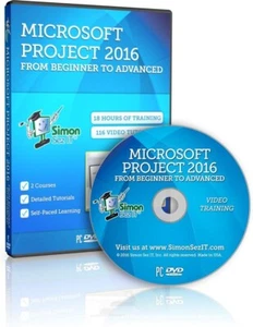 Simon Sez It - Microsoft Project 2016 Training Course - 18 Hours - DVD - Picture 1 of 10
