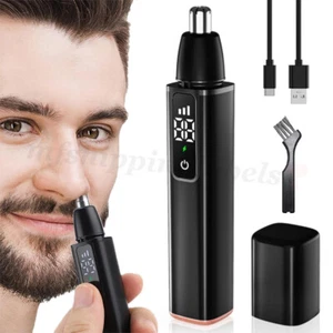 Cortadora de pelo eléctrica para hombre con pantalla LED USB - Imagen 1 de 12