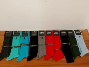 Pack de 10 pares de calcetines para hombre London Sock Company multicolor talla grande. - Imagen 1 de 10