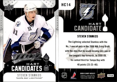 2009-10 Upper Deck MVP Hart Candidates Steven Stamkos #HC14 Canada/Tampa Bay - Image 1 of 3