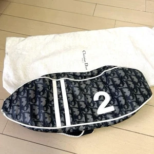 Christian Dior Shoulder Bag Purse Trotter No.2 Navy Auth from JAPAN - Picture 1 of 24