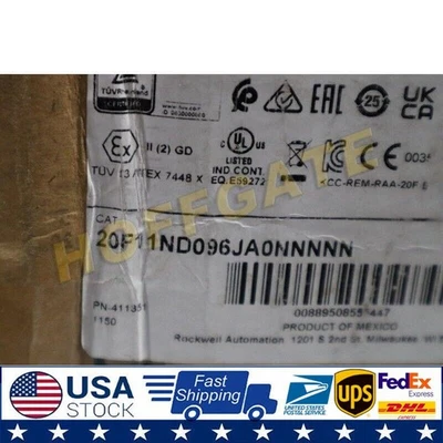 NEW Allen-Bradley 20F11ND096JA0NNNNN AC DRIVE AIR POWERFLEX 753 STOCK S-591 - Image 1 of 4