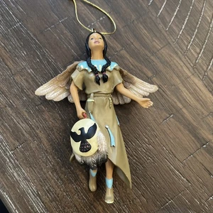 Indianer Engel Ornament Pocahontas Sacagawea Weihnachtsfigur Adler Neu - Bild 1 von 12
