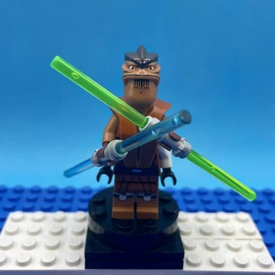 Lego Star Wars Minifigure Jedi General Pong Krell Sw0435 Z-95 75004 Clone Wars - Image 1 of 4