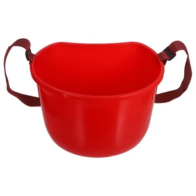 Plastic Red Fruit Picking Bucket Portable For Harvesting Vegetables Garden Use - image 1 of 4