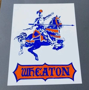 Wheaton College Illinois 8x10" Painting Scrapbook Shadowbox Art - Picture 1 of 1