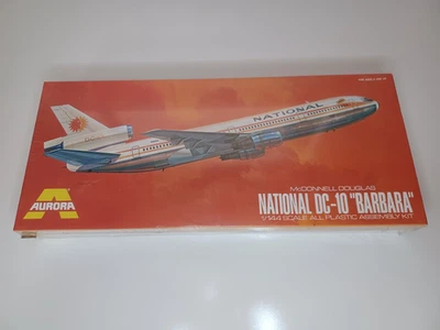 AURORA #390-300 NATIONAL DC-10 "BARBARA" MIB/FACTORY SEALED 1/144  1974 - Image 1 of 4