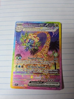 Alolan Exeggutor ex 242/191 Surging Sparks Alt Art Pokemon TCG SIR ssp - Image 1 of 4