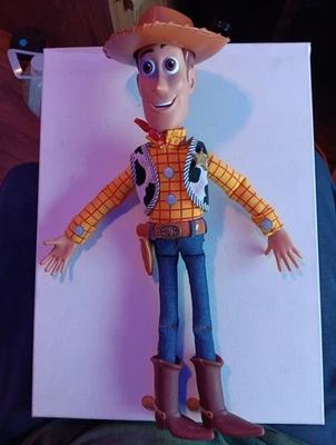 Кукла Disney Pixar Toy Story Woody Talking Pull String 16 дюймов (шляпа в комплекте) - Изображение 1 из 4