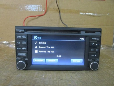 15 16 17 18 19 Nissan Versa Radio Navigation CD Player Receiver AMFM 259159je0b - Image 1 of 4