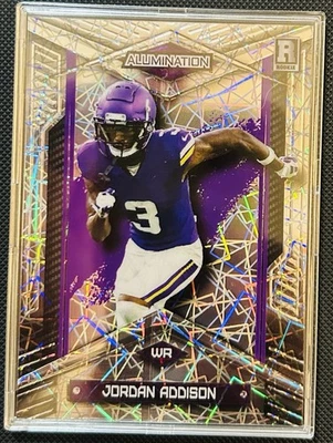 2023 Alumination Draft Retail Silver Lasers /50 Jordan Addison #ABC-JA Rookie RC - Image 1 of 2