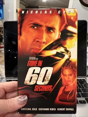 Gone in 60 Seconds (VHS, 2001, Exclusive Video Bonus Edition) NICHOLAS CAGE - Image 1 of 4