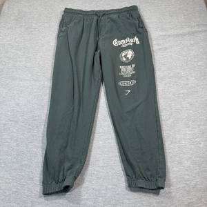 Gymshark Lifting Club Jogger Pants Men XL Fog Green Logos - Picture 1 of 8