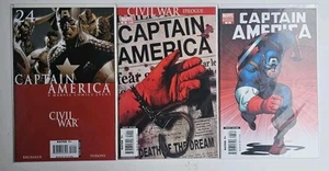 CAPTAIN AMERICA #24 #25 Death Of Steve Rogers (2007) Civil War 1:10 Variant - Picture 1 of 5
