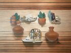 Burwood Products Western Hat Boots Saddle Cactus Clay Pots Plastic Wall Hangings