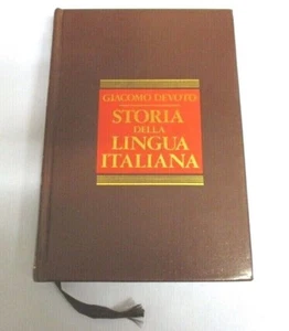 Storia della lingua italiana, Giacomo Devoto, Edizione CPE spa, 1986. originale! - Imagen 1 de 5