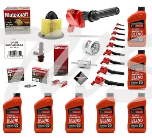 Tune Up Kit fits 2004 Ford E350 E450 V10 6.8L Ignition Coil DG508 SAE5W20 SP479 - Picture 1 of 9
