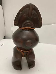 Vintage African Wooden Pygmy Doll fetish Sculpture - MAN From Cameroon - Picture 1 of 5