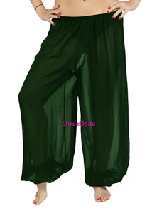 Women Student Harem Pant Yoga Genie Aladdin Pant Trouser Belly Dance Pantaloons - Picture 1 of 43