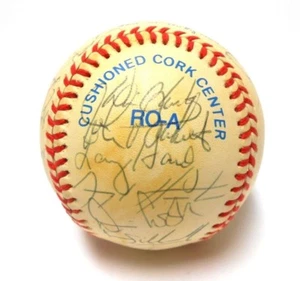 Will Clark Bobby Witt Dean Palmer 1996 Texas Rangers TEAM Signed Autograph Ball - Picture 1 of 11