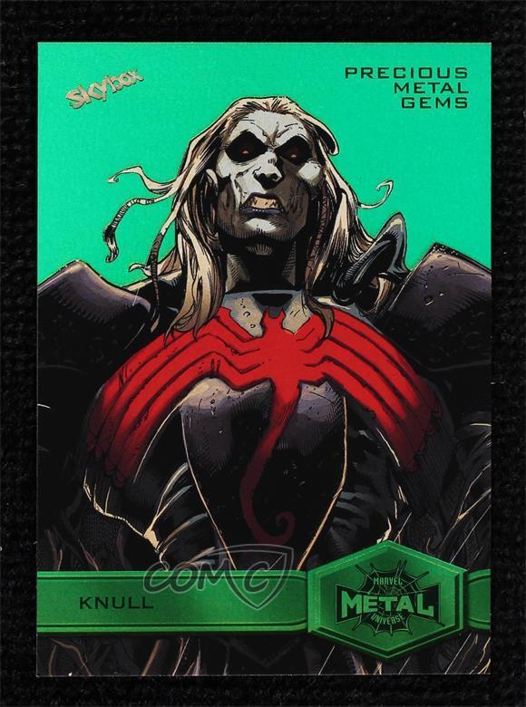 2022 Marvel Metal Universe Spider-Man High Series PMG Green 6/10 Knull #142