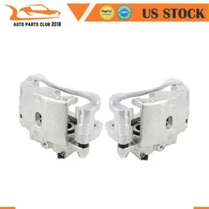 Brake Calipers w/ Bracket Set Pair For GMC Sierra 2500 GMC Yukon XL 2500 Rear - Picture 1 of 7