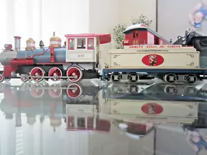 BACHMANN G SCALE BIG HAULER EMMETT KELLY #49 CIRCUS STEAM LOCOMOTIVE W/TENDER - Picture 1 of 12