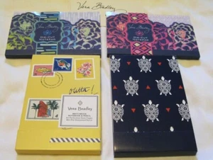 Vera Bradley Note Pads Matchbooks Mini Pencils Die Cut 4 PURSE Tote BACKPACK NWT - Picture 1 of 10