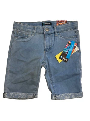 Bermudas ajustables cintura interior Tractor niñas jóvenes - Talla: 12 Foto 1 de 2