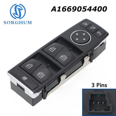 Master Power Window Switch For Mercedes-Benz CLA250 CLA45 AMG A1669054400 - Image 1 of 4