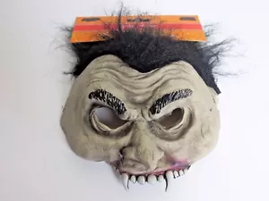 Spooky Village Halloween Furry Face Mask Adult New - Picture 1 of 3