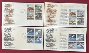 US Scott 2438, C126 20º Congreso UPU 4 FDC caché - Imagen 1 de 1