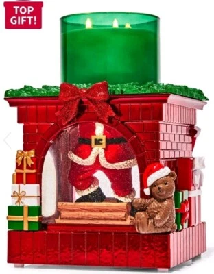 Candelabro de Navidad Bath & Body Works Chimenea Globo de Agua 2024  Foto 1 de 4