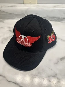 RARE Vintage Aerosmith NASCAR 55 Wallace Strapback Cap Hat - Bild 1 von 7